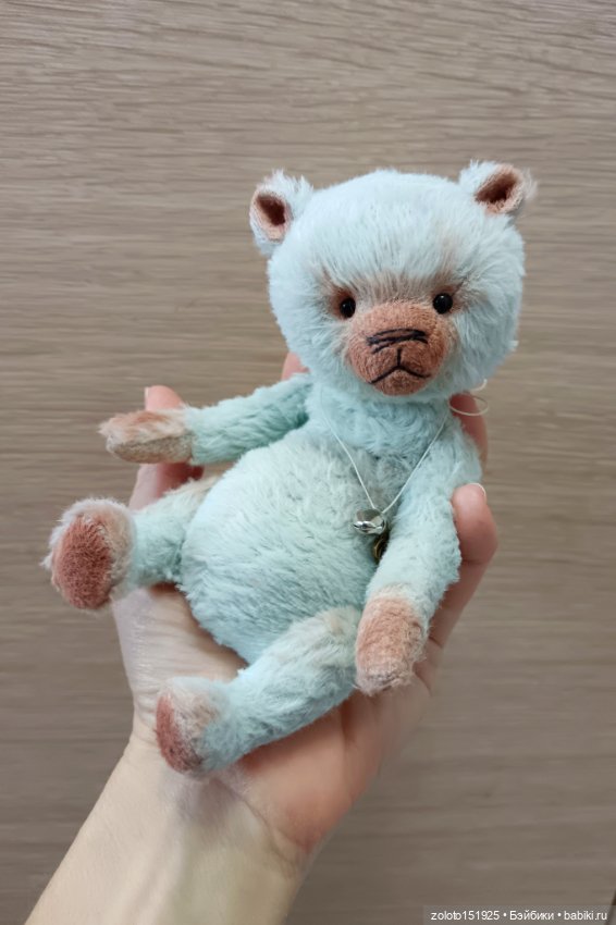 Мишка тедди ручная работа авторский коллекционный (фото 5)