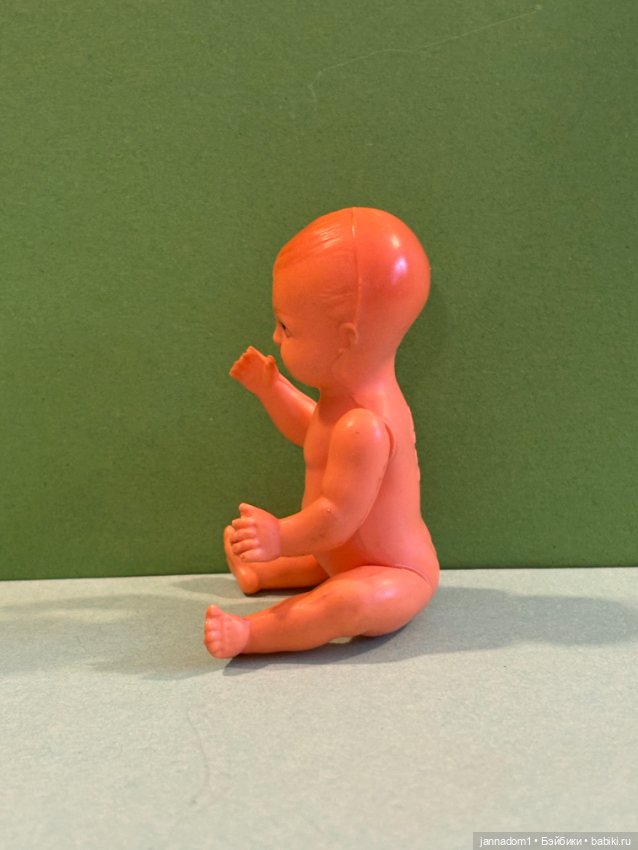 Целлулоидный пупсик Minerva голыш, высота 10 см (фото 3)