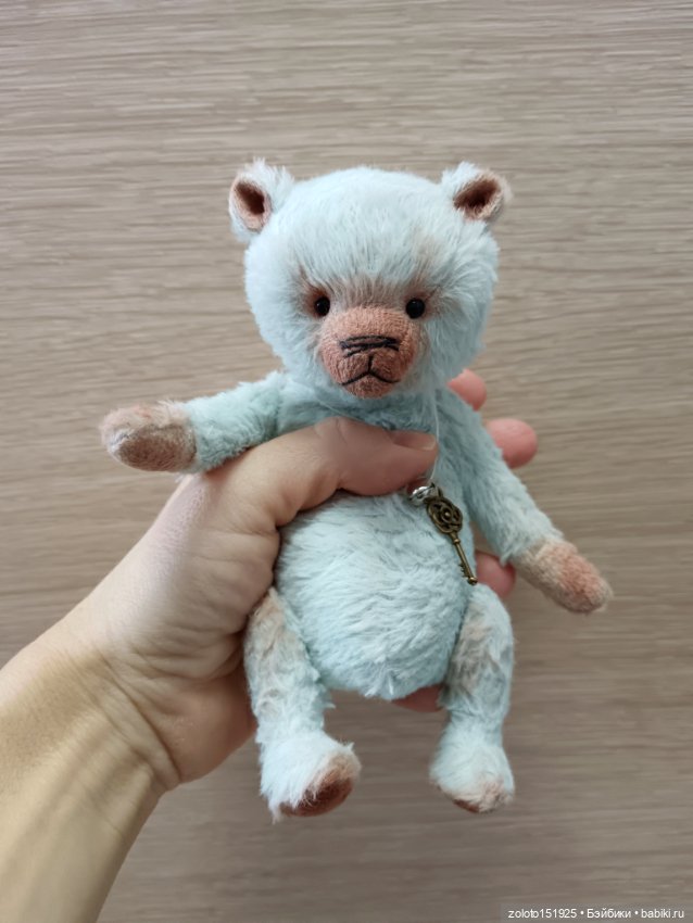 Мишка тедди ручная работа авторский коллекционный (фото 8)