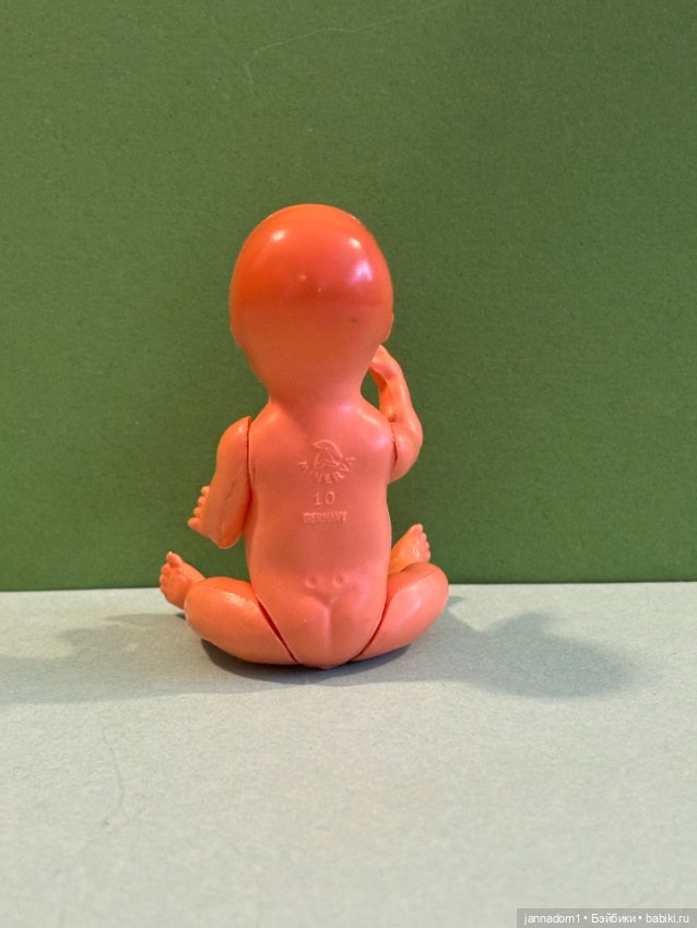 Целлулоидный пупсик Minerva голыш, высота 10 см (фото 4)