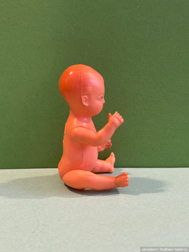Целлулоидный пупсик Minerva голыш, высота 10 см (фото 5)