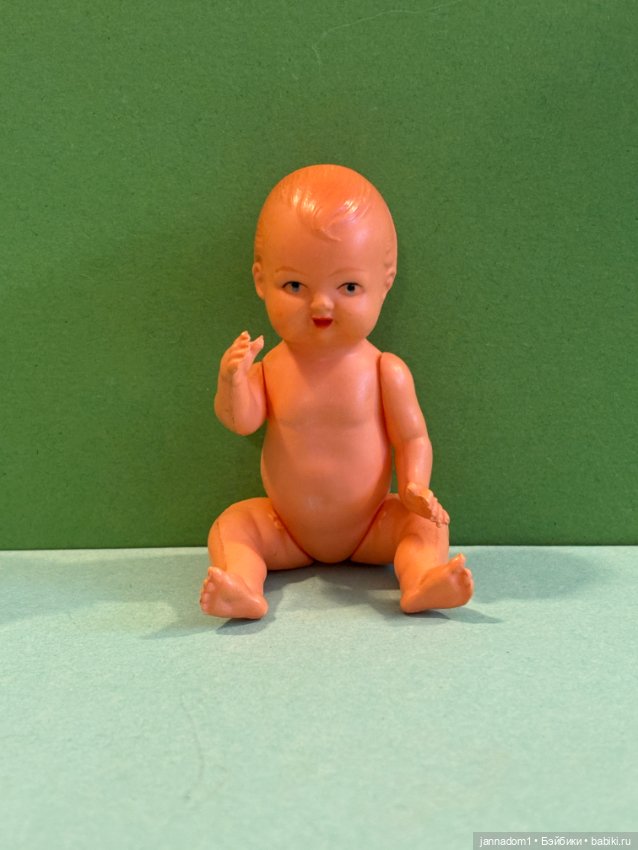 Целлулоидный пупсик Minerva голыш, высота 10 см (фото 7)