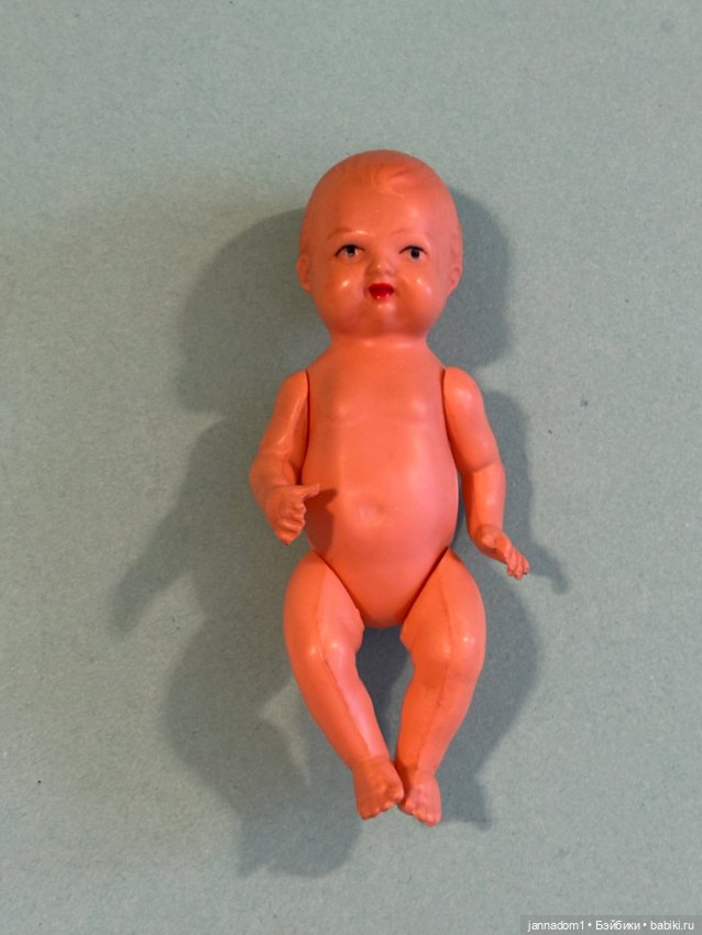 Целлулоидный пупсик Minerva голыш, высота 10 см (фото 8)
