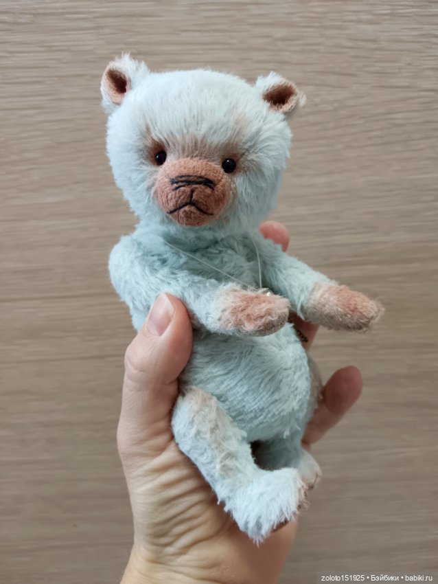 Мишка тедди ручная работа авторский коллекционный (фото 7)