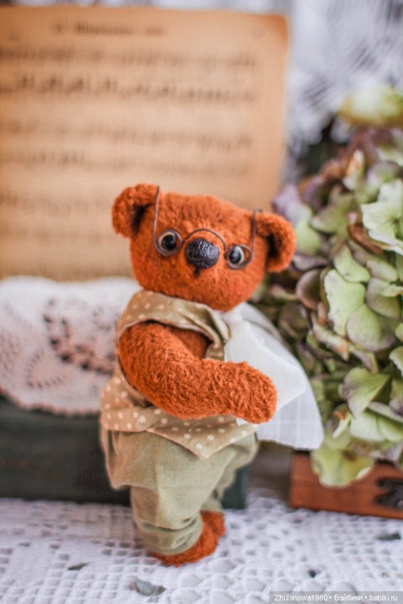 Плюшевый медведь, мишка тедди купить ручная работа (фото 3)