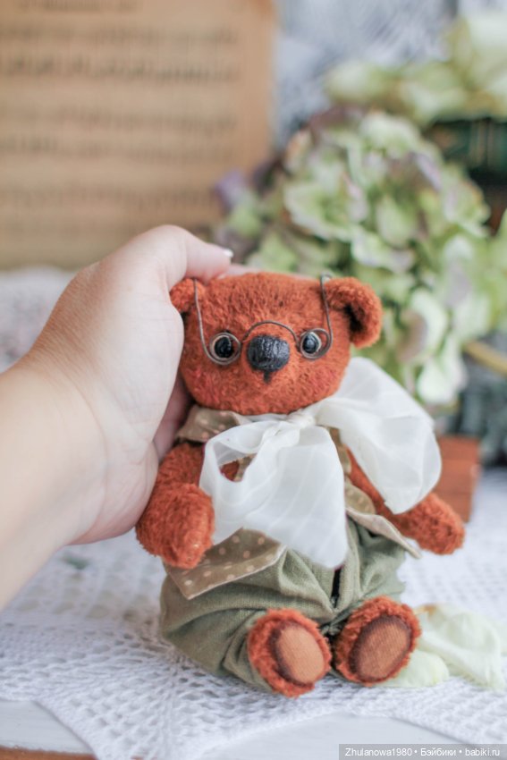 Плюшевый медведь, мишка тедди купить ручная работа