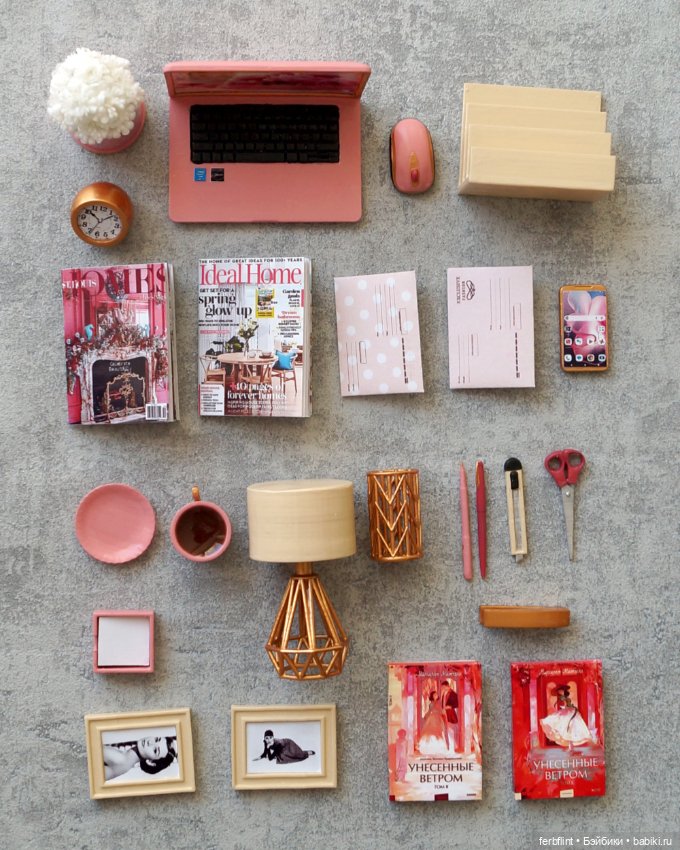 Настольный набор №16 масштаб 1:6 (фото 6)