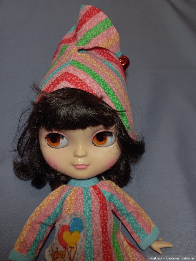 Платье и шапочка на куклу Блайз и похожих (фото 3)