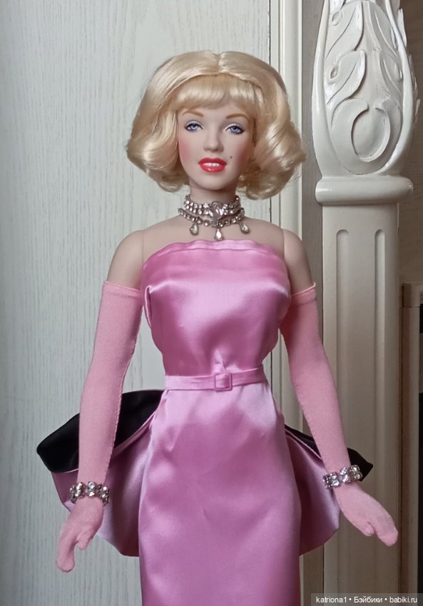 Кукла Монро Франклин Минт Monroe Franklin Mint и два наряда (фото 7)