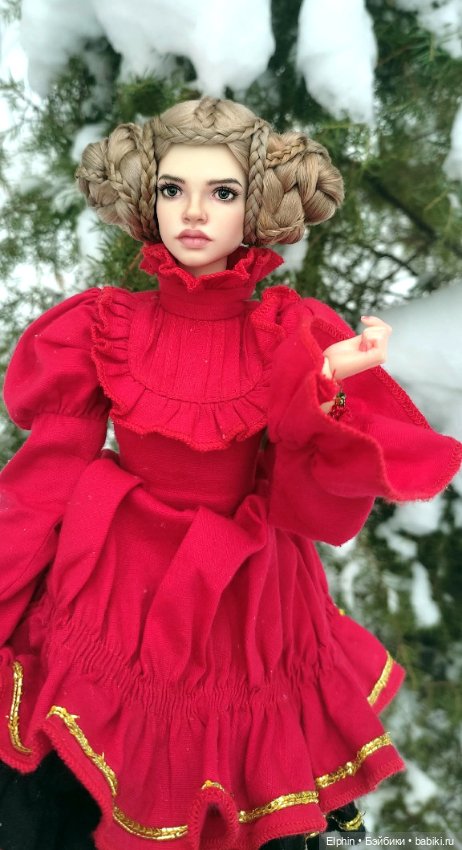 Сложный парик с плетением из кос ОГ 11,5-12 см (фото 6)