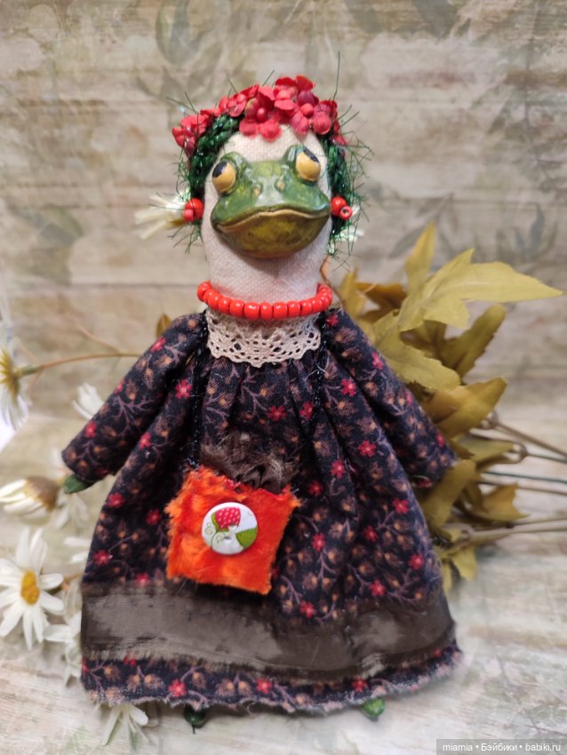 Лягушка — Авторские игрушки (фото 7)