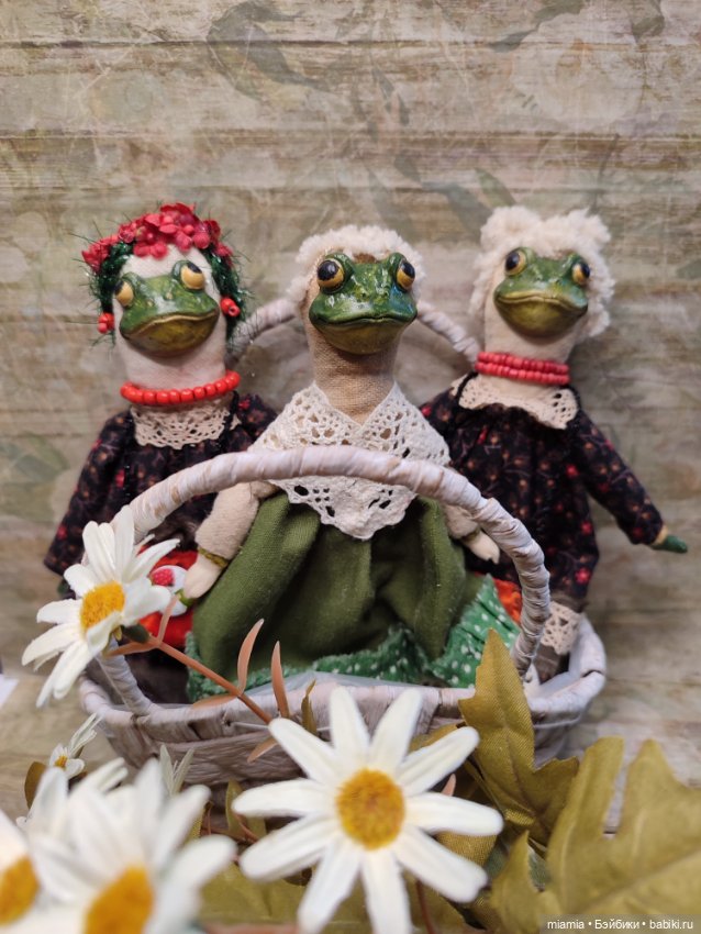 Лягушка — Авторские игрушки