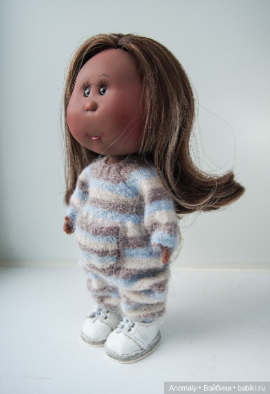 Тёпленький комплект (комбинезон и шапочка) для мини Мия (фото 2)