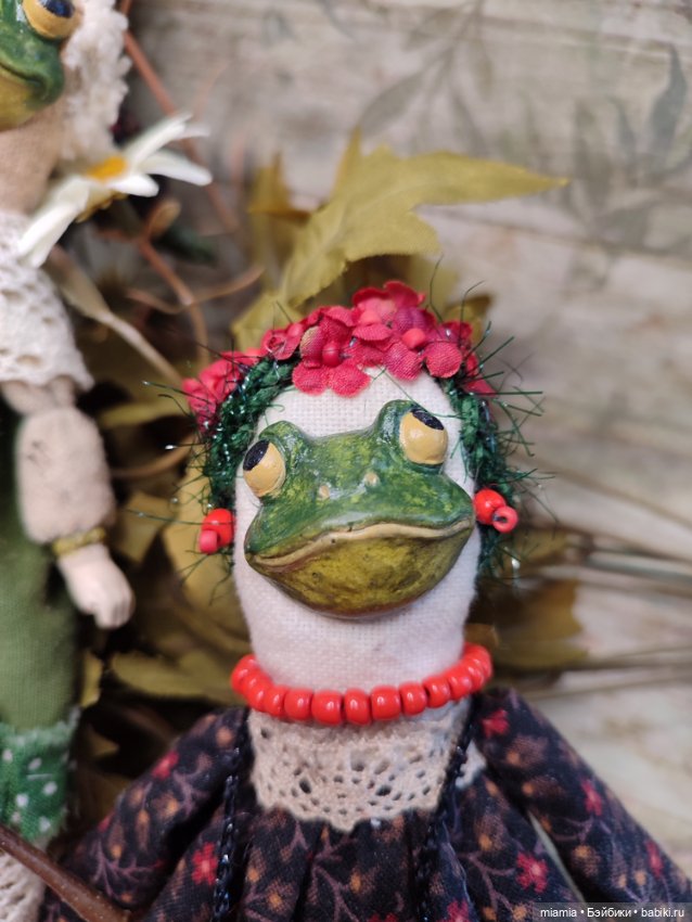 Лягушка — Авторские игрушки (фото 8)