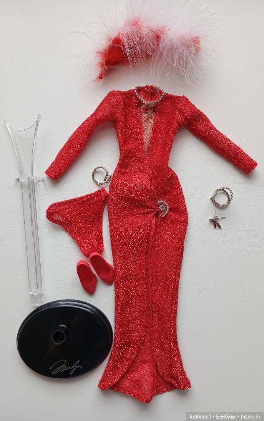 Кукла Монро Франклин Минт Monroe Franklin Mint и два наряда (фото 4)