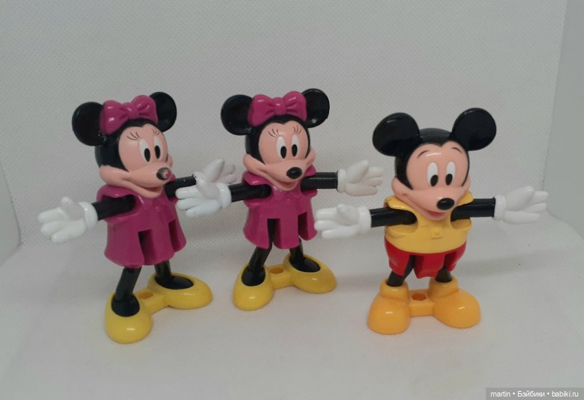 Фигурки Дисней,Минни и Микки Маус
