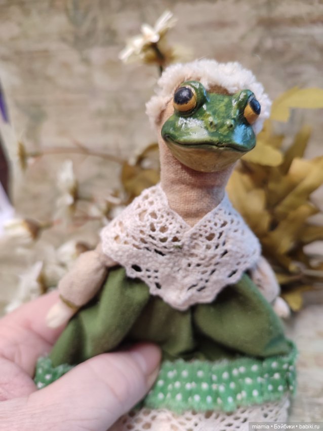Лягушка — Авторские игрушки (фото 4)