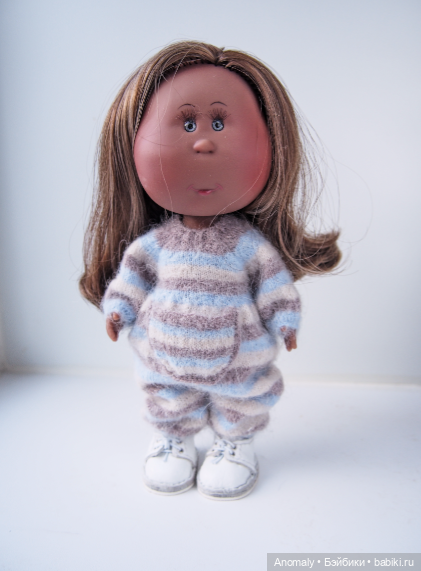 Тёпленький комплект (комбинезон и шапочка) для мини Мия