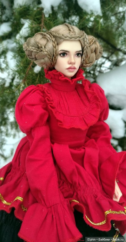 Сложный парик с плетением из кос ОГ 11,5-12 см (фото 7)