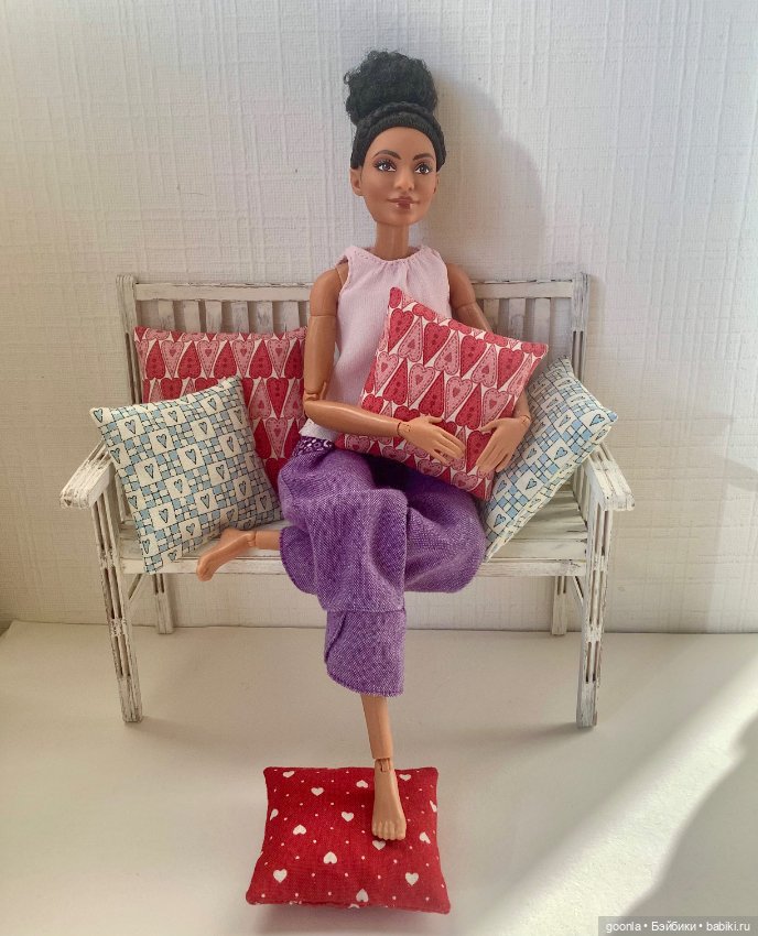 Сердечные подушки к дню влюбленных (фото 9)