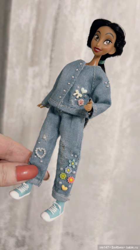 Джинсовый костюм на пижамок или Жу (фото 4)