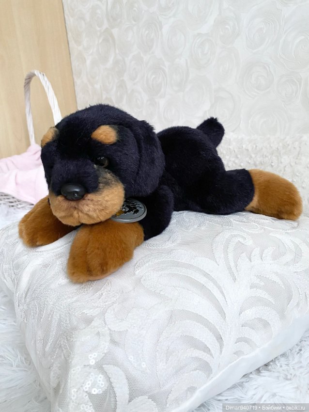Реалистичный щенок ротвейлера (фото 7)