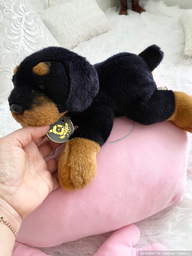 Реалистичный щенок ротвейлера (фото 3)