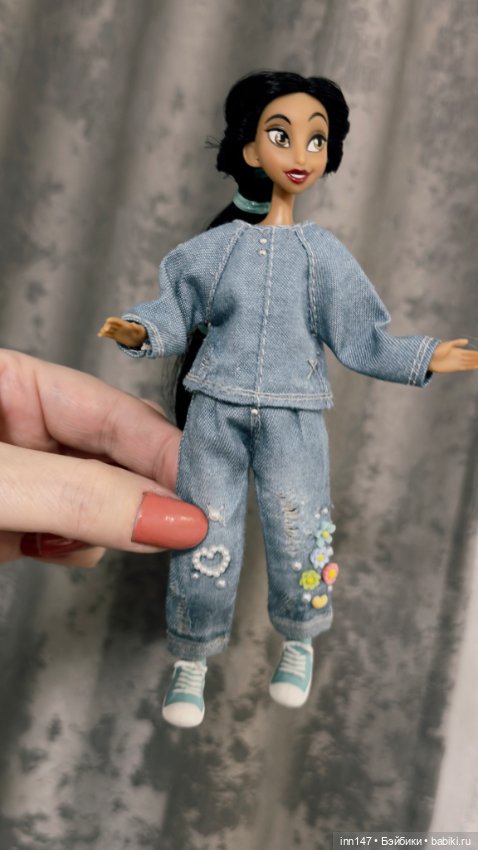 Джинсовый костюм на пижамок или Жу