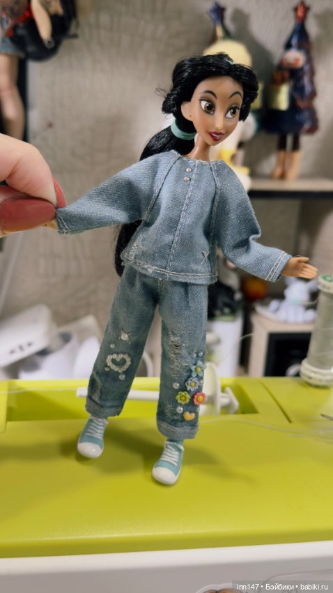 Джинсовый костюм на пижамок или Жу (фото 3)