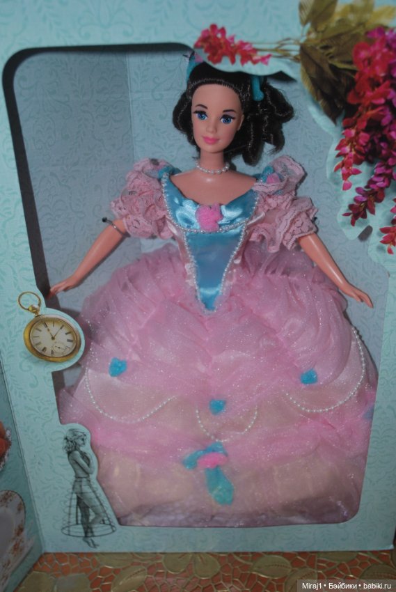 BARBIE -"GREAT ERAS COLLECTION"1850's SOUTHERN BELLE (фото 4)