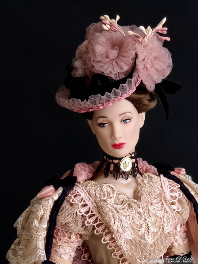 Костюм в стиле модерн "Актриса" для кукол Тоннер 40 см (фото 3)