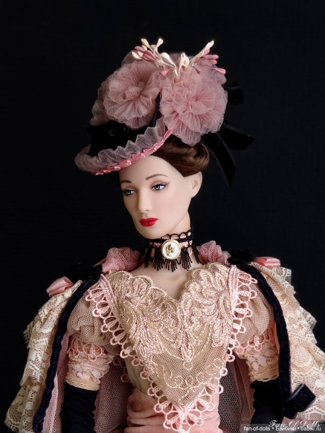 Костюм в стиле модерн "Актриса" для кукол Тоннер 40 см