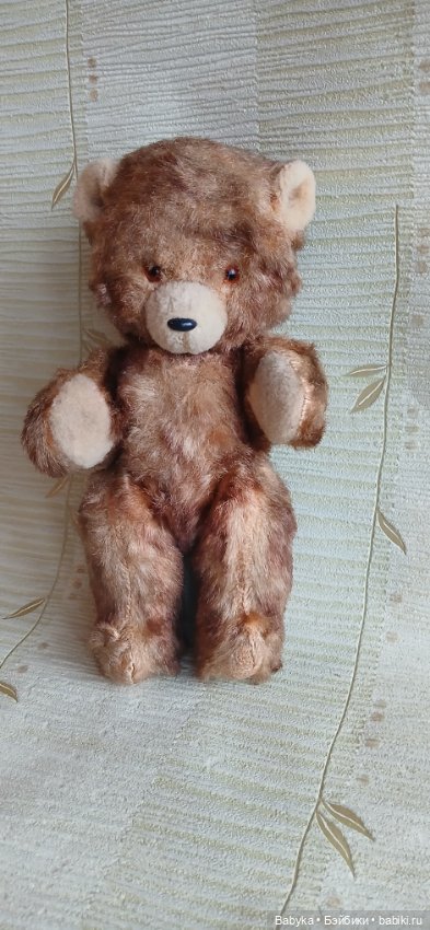 Мишка ГДР опилочный старинный