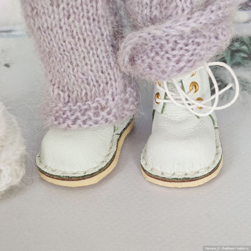 Комплект одежды для куклы Paola Reina 32 см, белый/лаванда (фото 5)