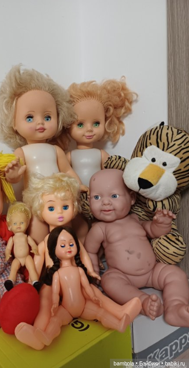 Лот кукол , винтажные + современные . Новые и не очень