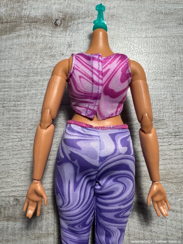 Тело в аутфите Барби йоги "Безграничные движения" пышки 2024 год (2) (фото 7)