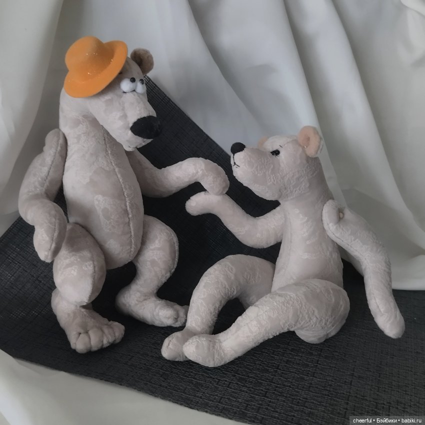Интерьерная игрушка. Белый медведь - Афанасий (фото 6)