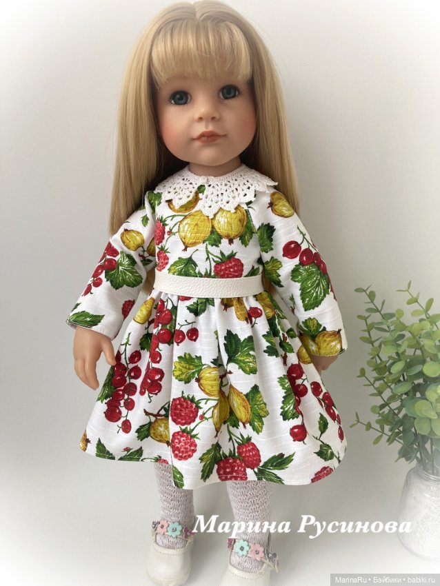 Платье для куклы Готц — Одежда для кукол