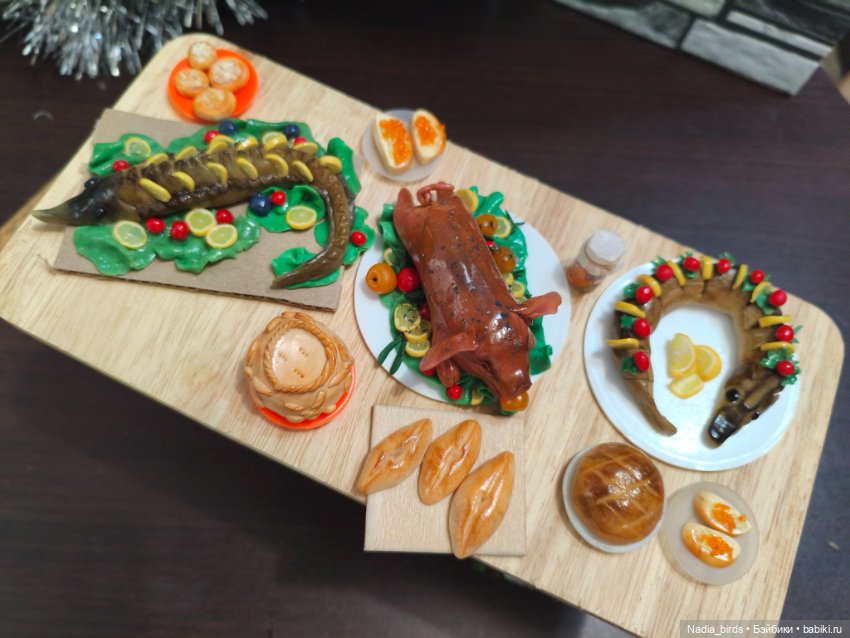 Большой набор мини-еды в русском стиле
