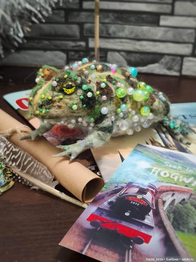 Жаба Тревор — Авторские игрушки (фото 4)