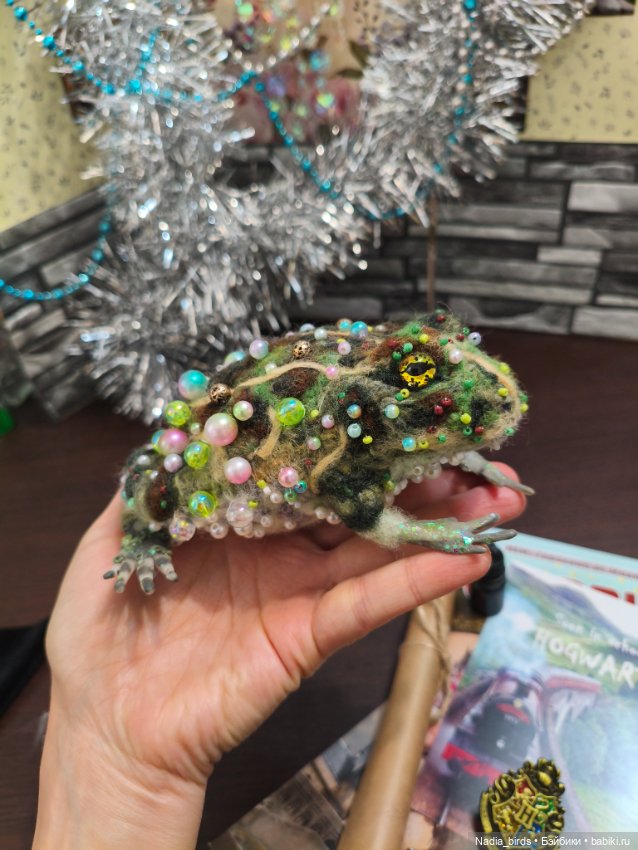 Жаба Тревор — Авторские игрушки (фото 7)