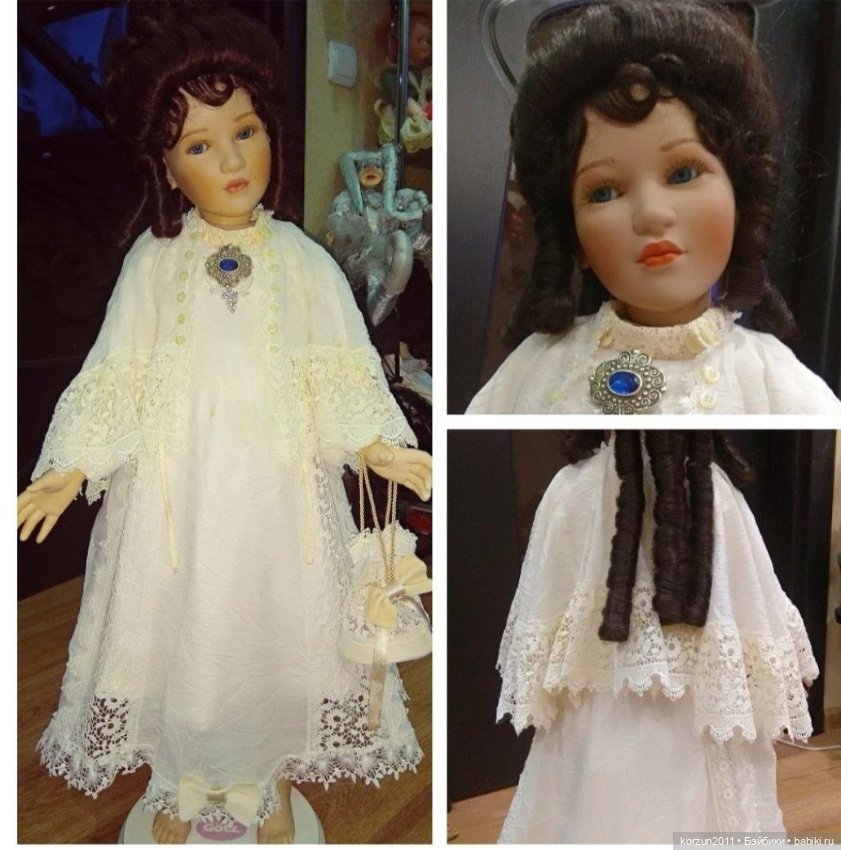 Шикарная фарфоровая кукла из Германии (фото 2)