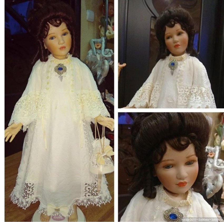 Шикарная фарфоровая кукла из Германии