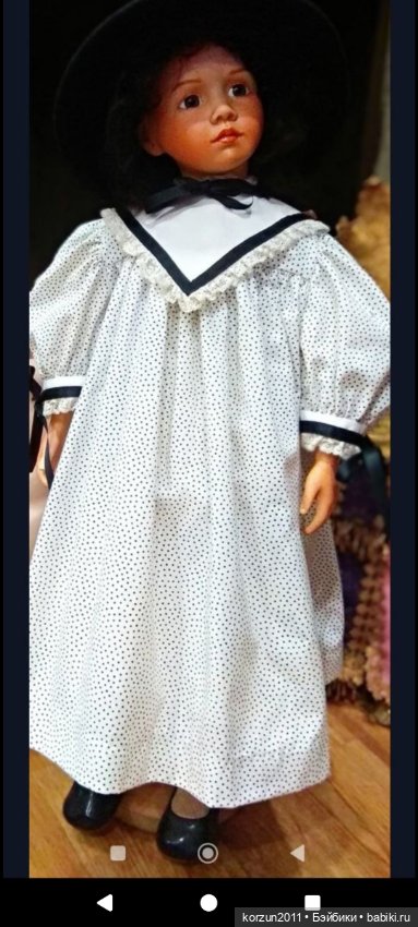 Элис Гласгольд фарфоровая коллекционная кукла уникат (фото 3)