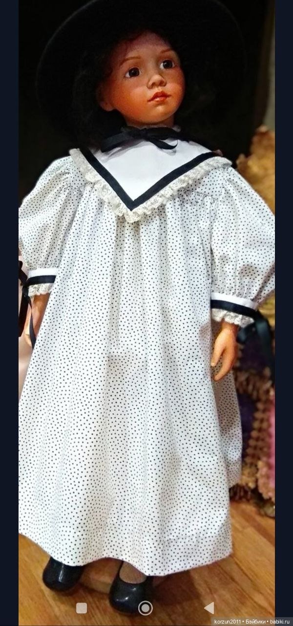 Элис Гласгольд фарфоровая коллекционная кукла уникат (фото 5)