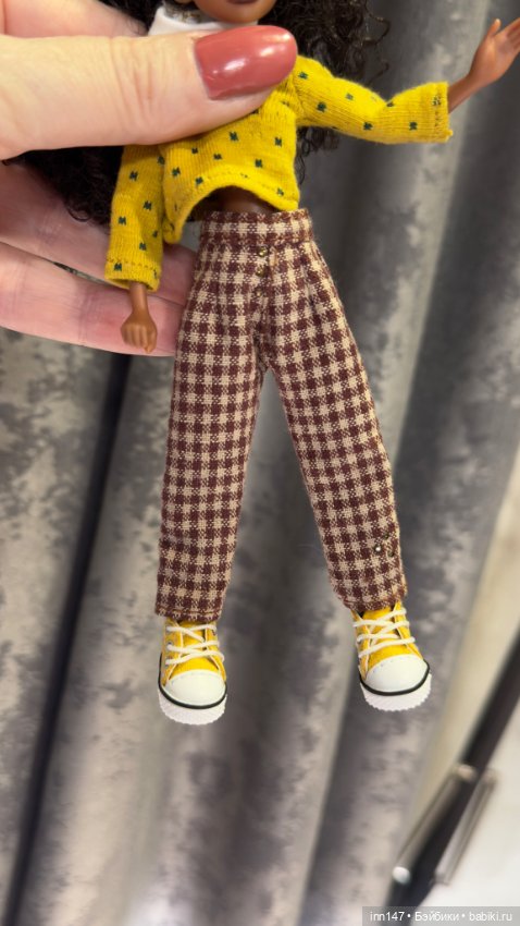 Брючки из фактурного хлопка на пижамок (фото 8)