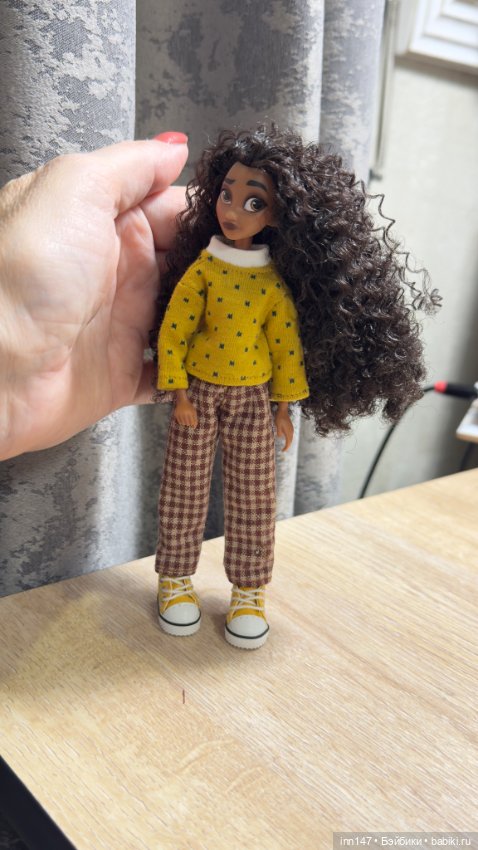 Брючки из фактурного хлопка на пижамок (фото 3)