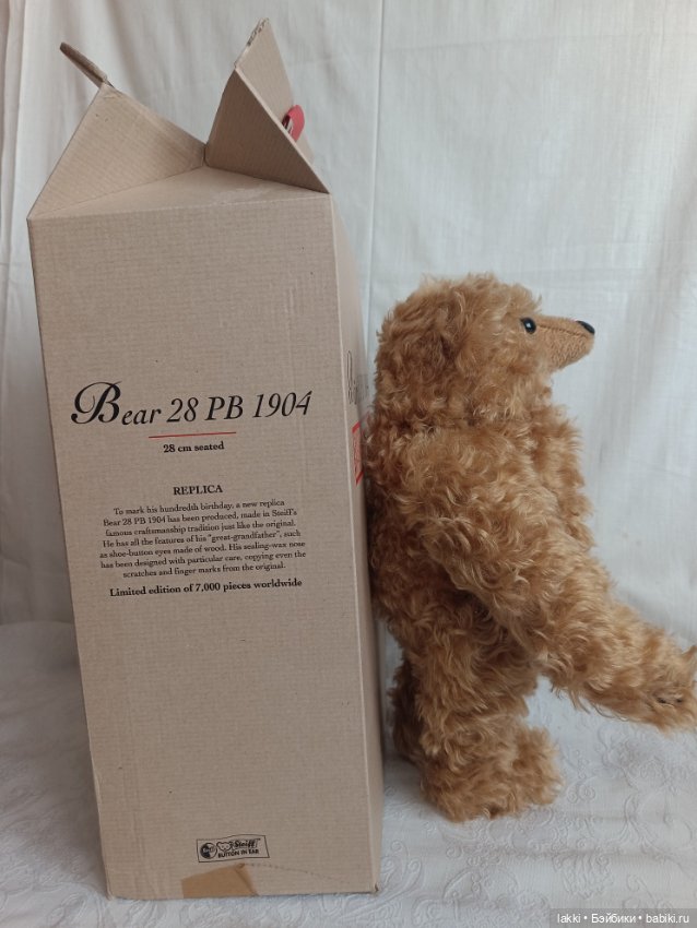 Медведь Steiff Германия — Винтажные куклы и игрушки детства (фото 6)