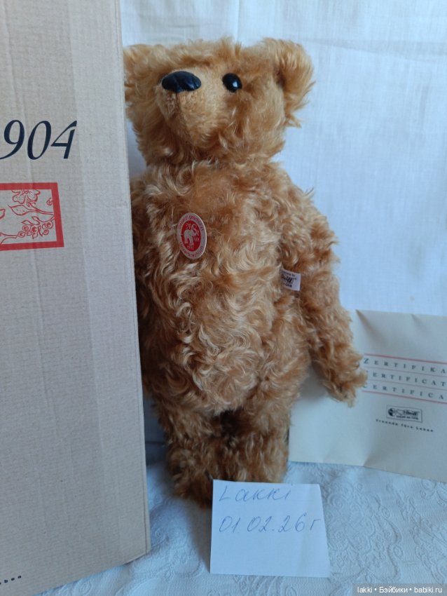 Медведь Steiff Германия — Винтажные куклы и игрушки детства (фото 7)