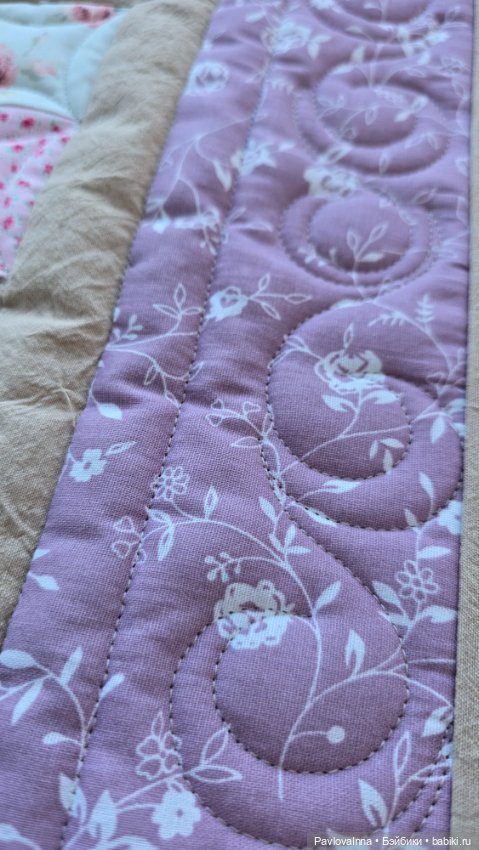 Лоскутный комплект "Сиреневая дымка" (фото 5)
